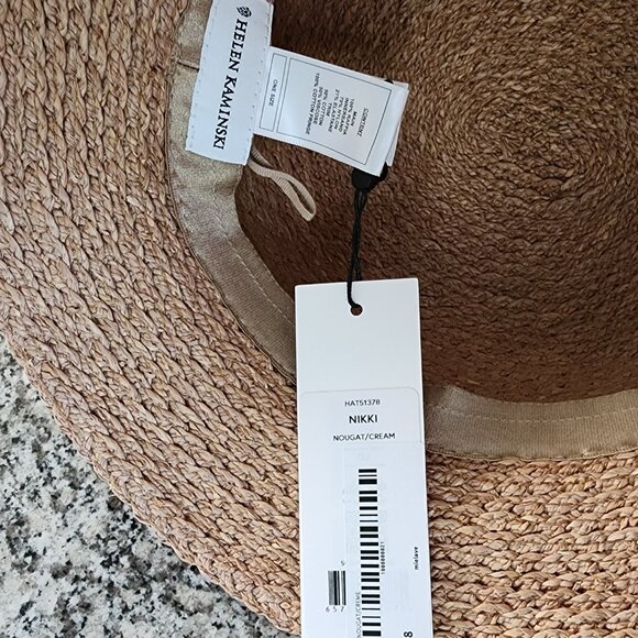 BNWT–Slightly Imperfect [ Helen Kaminski Nikki Raffia Crochet Hat🌿] (#210) - Picture 7 of 14
